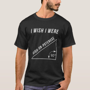 T-shirt J'Aimerais Être Des Maths De Géométrie Drôle À Hau