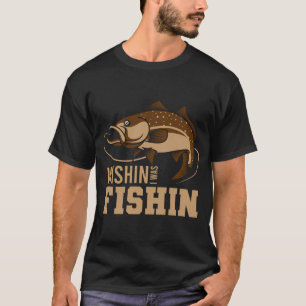 T-shirt J'aimerais être en train de pêcher