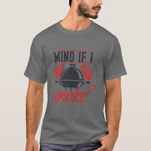 T-shirt J'Aimerais Fumer Funny BBBQ Smoker