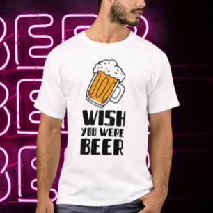 T-shirt J'Aimerais Que Tu Sois Bière
