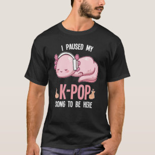 T-shirt J'Aimerais Vraiment Écouter K Pop Corée Du Sud