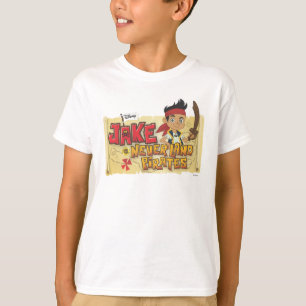 T-shirt Jake et le logo de Neverland Pirates