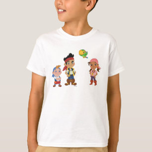 T-shirt Jake et les "Jamais Land Pirates"  Bucky Crew