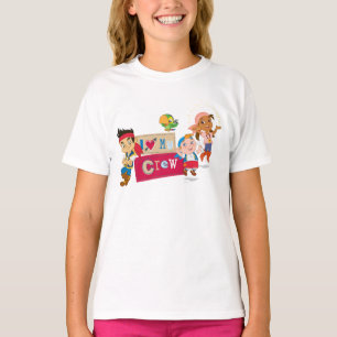 T-shirt Jake et les "Jamais Land Pirates"  J'aime mon équ