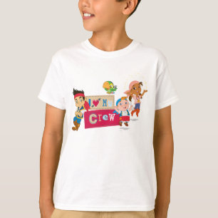 T-shirt Jake et les "Jamais Land Pirates"  J'aime mon équ