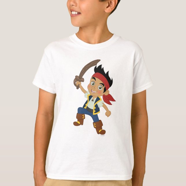 T-shirt Jake et les pirates terrestres | Capitaine Jake (Devant)