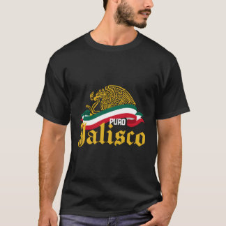 T-shirt Jalisco Mexique Puro Jalisco Drapeau Aigle