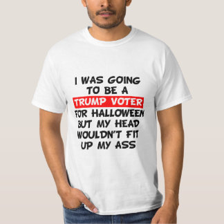T-shirt J'Allais Être Un Électeur Trump Pour Halloween