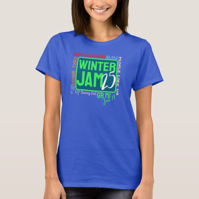 T-shirt Jam d'hiver 2025 Jam Nation Skillet Anne Wilson (Devant)