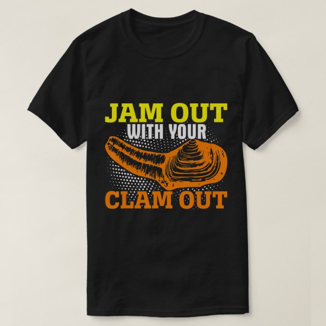 T-shirt Jam Out Avec Votre Clam Out Funny Geoduck Hunter G (Design devant)
