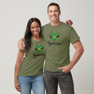 T-shirt Jamacain Love - Fiers Jamaïcains - Chemise Reggae