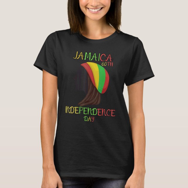 T-shirt Jamaica 60th Independence Proud To Be Jamaican 5 (Devant)