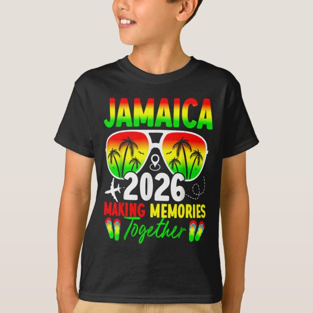 T-shirt Jamaica Family Reunion 2026 Making Memories Vacati (Devant)