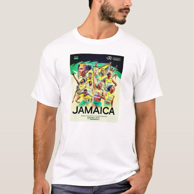 T-shirt JAMAICA TRACK & FIELD (Devant)