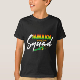 T-shirt Jamaica Vacation Squad 2025 Famille du groupe de j