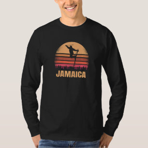 T-shirt Jamaica Vermont Skier Vintage Vt Ski 80s Retro