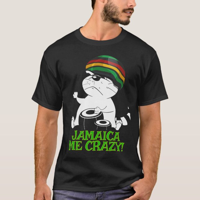 T-shirt Jamaïcain drôle je cadeau fou pour des touristes, (Devant)