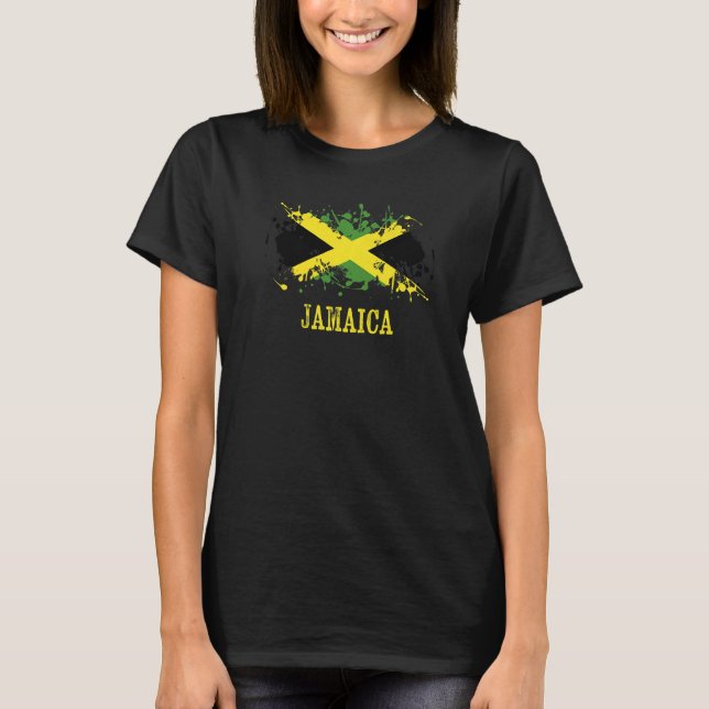 T-shirt Jamaican enthusiasts for Jamaica and Jamaica (Devant)
