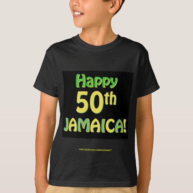 T-shirt Jamaïque 50e anniversaire Tee - shirts (Devant)