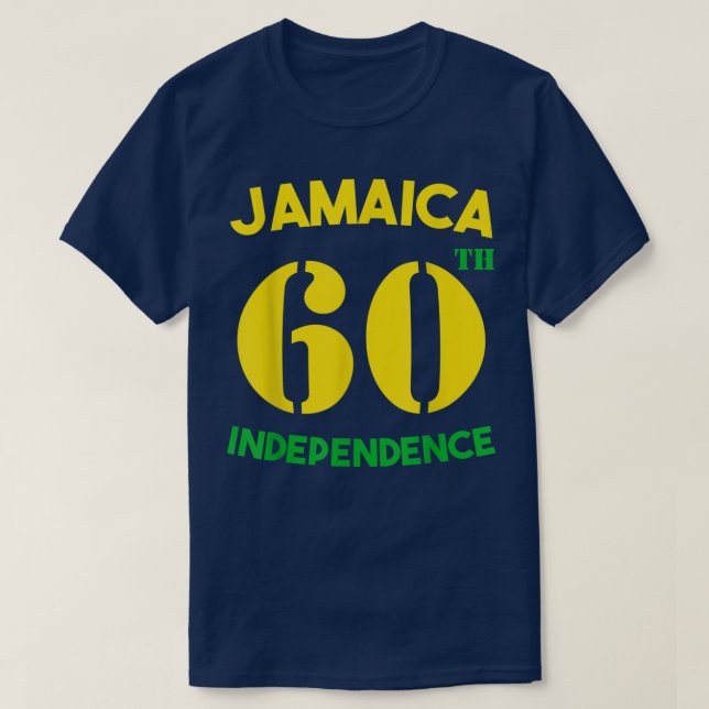 T-shirt Jamaïque 60e fête de l'indépendance 2022 Jam (Design devant)