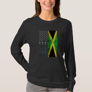 T-shirt Jamaïque American Grosses Racines Jamaïcaines Carr