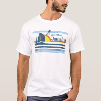 T-shirt Jamaïque - Beach Retro Les années 70 80S Sailing B