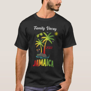 T-shirt Jamaïque Caraïbes Famille Vacation 2023 Girls Trip