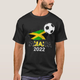 T-shirt Jamaïque Drapeau Jersey Supporter équipe de foot
