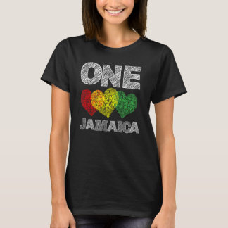 T-shirt Jamaïque Drapeau Vêtements Jamaïque Souvenir One L