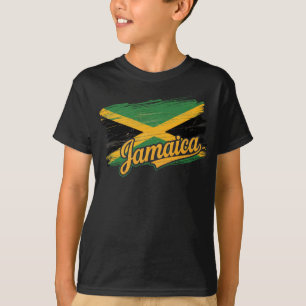 T-shirt Jamaïque Drapeau Vibes vacances Rasta Island