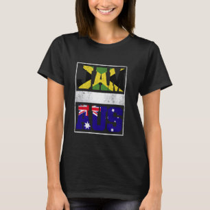 T-shirt Jamaïque et Australie Mélange Patrimoine Jamaïcain