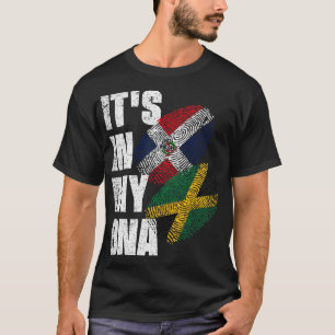 T-shirt Jamaïque Et République Dominicaine Mélangent Le Pa