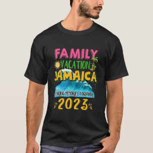 T-shirt Jamaïque Famille Vacances 2023 Famille Corresponda