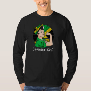 T-shirt Jamaïque Girls Fierté Jamaïcaine Racines Freedom F