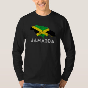 T-shirt Jamaïque Kingston Jamaïque Jamaican Pride Carte Ca