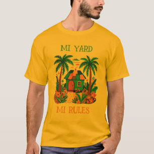 T-shirt Jamaïque mi cour mi règles