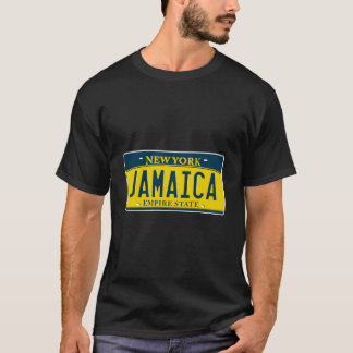 T-shirt Jamaïque Queens Ny New York Voisinage License Pl