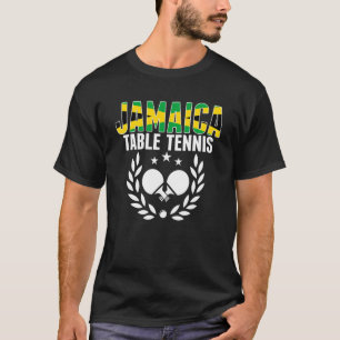 T-shirt Jamaïque Tennis Jamaïcain Ping Pong Soutien