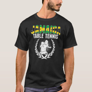 T-shirt Jamaïque Tennis Jamaïcain Ping Pong Soutien