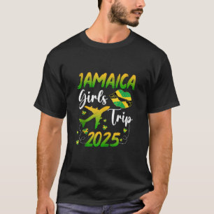 T-shirt Jamaïque Voyage de filles 2025 Voyage de vacances 
