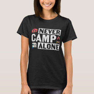 T-shirt Jamais Camp seul