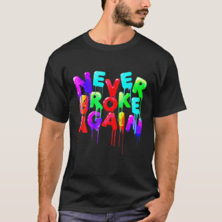 T-shirt Jamais cassé à nouveau Ado coloré 2022 Enfants gar