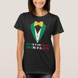 T-shirt JAMAIS FARFALLE DE PÂTES Couleurs italiennes