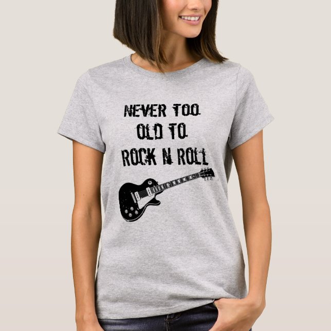 T-shirt Jamais trop vieux pour basculer le petit pain de N (Devant)
