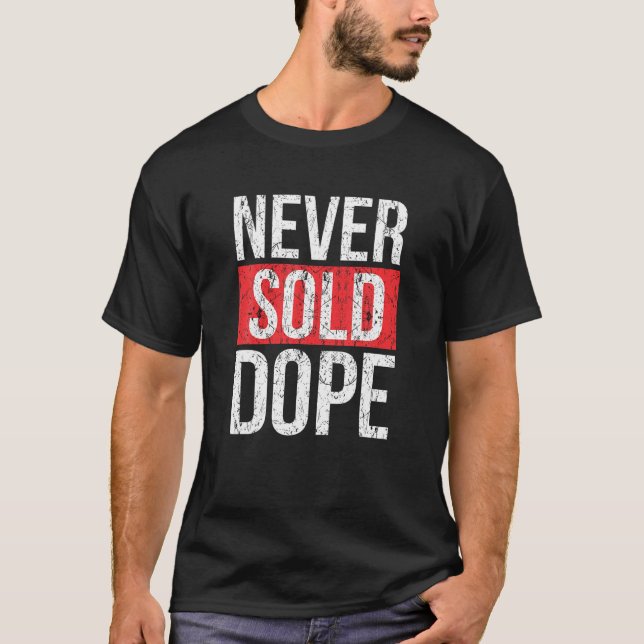 T-shirt Jamais vendu Dope Hustler Urbain Hip hop Rap Cadea (Devant)