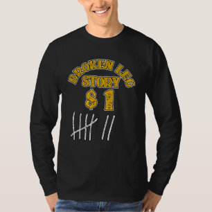 T-shirt Jambe cassée pour enfants Hommes Femmes Histoire d