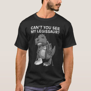 T-shirt Jambe cassée pour les enfants Dino Broke pied d'ai