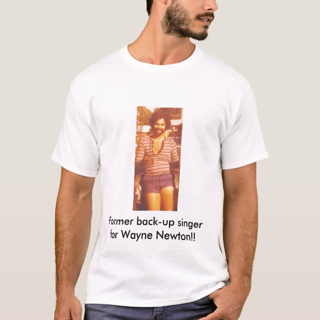 T-shirt jambes johny de koz, ancien chanteur de secours (Devant)