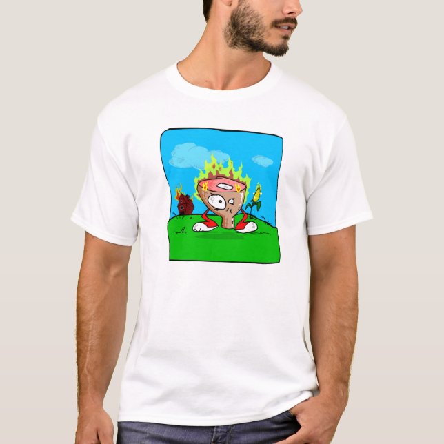 T-shirt Jambon mauvais (Devant)