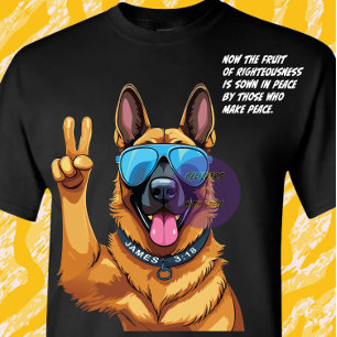 T-shirt James 3:18 Écriture biblique - Christian